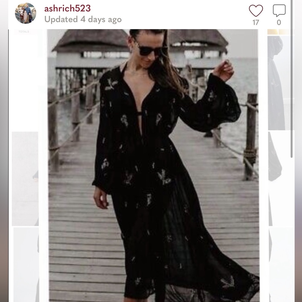 Black zara dress (posted again for lower)